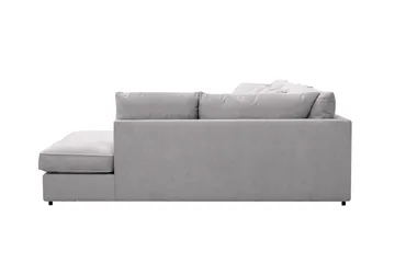 Rossita Lyx 5-sits Högervänd U-formad Extra djup Soffa med Divan och Schäslong i Chenille - Trenza 03, Grå Chenille - Möbler - Soffa - U-soffa