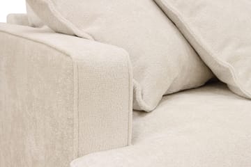 Rossita Lyx 5-sits Högervänd U-formad Extra djup Soffa med Divan och Schäslong i Chenille - Trenza 06, Beige Chenille - Möbler - Soffa - U-soffa