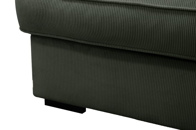 Rossita Lyx 5-sits Högervänd U-formad Extra djup Soffa med Divan och Schäslong i Manchester - Mörkgrön - Möbler - Soffa - U-soffa