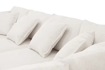 Rossita Lyx 5-sits Högervänd U-formad Extra djup Soffa med Divan och Schäslong i Manchester - Offwhite - Möbler - Soffa - U-soffa