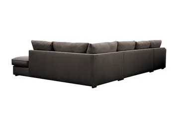 Rossita Lyx 5-sits Högervänd U-formad Extra djup Soffa med Divan och Schäslong i Manchester - Taupe - Möbler - Soffa - U-soffa