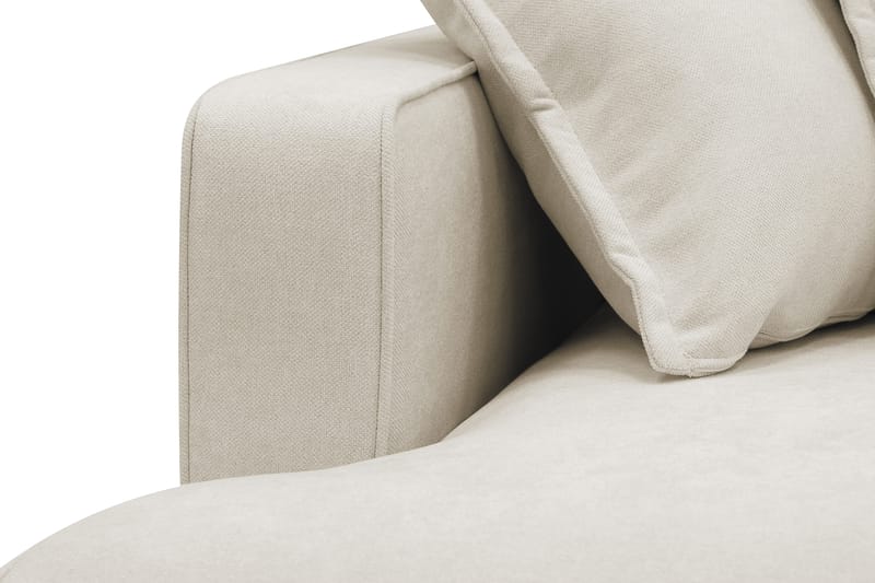 Rossita Lyx 5-sits Högervänd U-formad Extra djup Soffa med Divan och Schäslong i Tyg - Beige - Möbler - Soffa - U-soffa