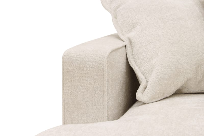 Rossita Lyx 5-sits Vänstervänd U-formad Extra djup Soffa med Divan och Schäslong i Chenille - Beige - Möbler - Soffa - U-soffa