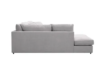 Rossita Lyx 5-sits Vänstervänd U-formad Extra djup Soffa med Divan och Schäslong i Chenille - Grå - Möbler - Soffa - U-soffa