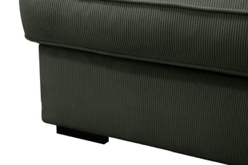 Rossita Lyx 5-sits Vänstervänd U-formad Extra djup Soffa med Divan och Schäslong i Manchester - Mörkgrön - Möbler - Soffa - U-soffa