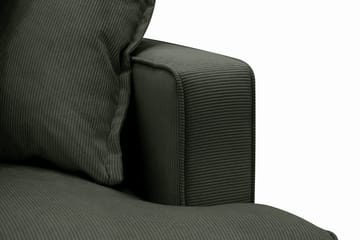 Rossita Lyx 5-sits Vänstervänd U-formad Extra djup Soffa med Divan och Schäslong i Manchester - Mörkgrön - Möbler - Soffa - U-soffa