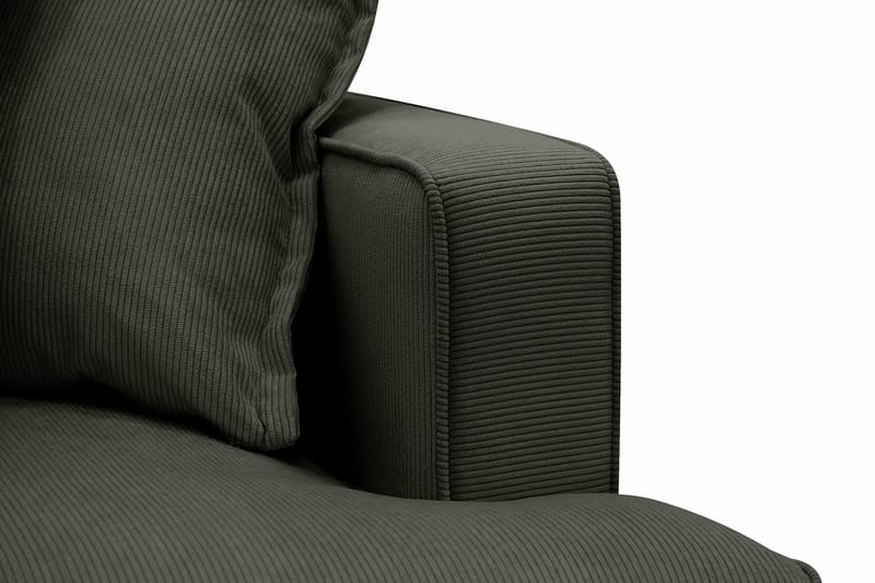 Rossita Lyx 5-sits Vänstervänd U-formad Extra djup Soffa med Divan och Schäslong i Manchester - Mörkgrön - Möbler - Soffa - U-soffa