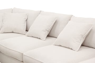 Rossita Lyx 5-sits Vänstervänd U-formad Extra djup Soffa med Divan och Schäslong i Manchester - Offwhite - Möbler - Soffa - U-soffa