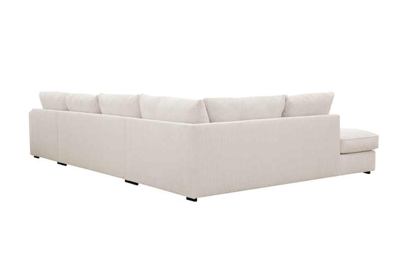 Rossita Lyx 5-sits Vänstervänd U-formad Extra djup Soffa med Divan och Schäslong i Manchester - Offwhite - Möbler - Soffa - U-soffa