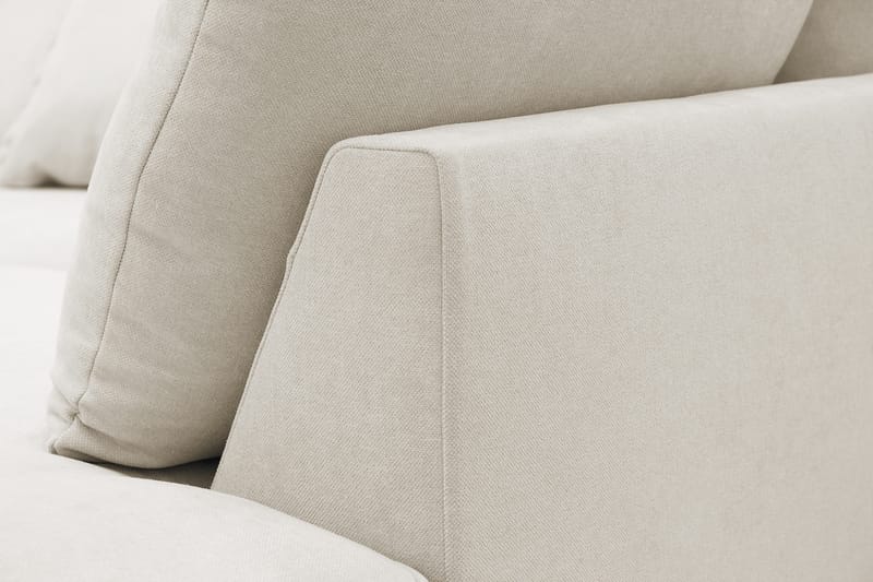 Rossita Lyx 5-sits Vänstervänd U-formad Extra djup Soffa med Divan och Schäslong i Tyg - Beige - Möbler - Soffa - U-soffa