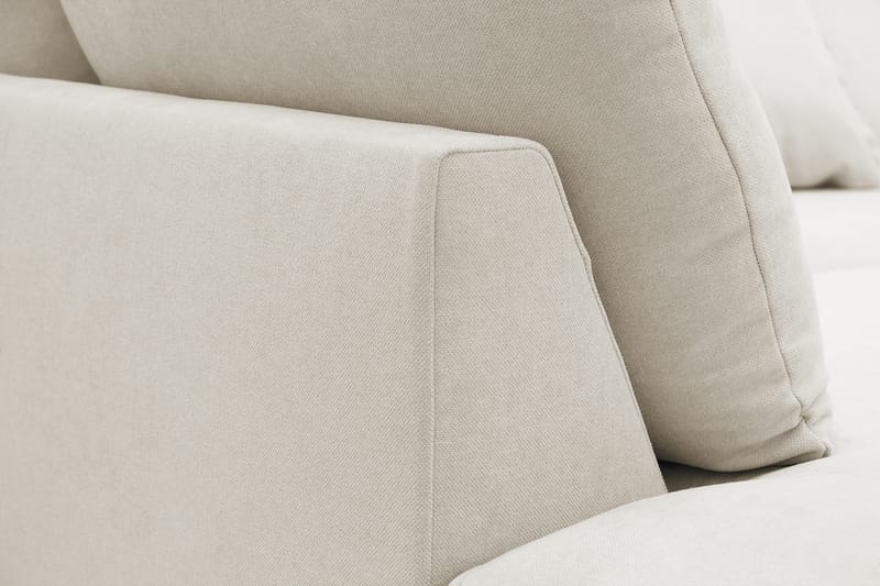 Rossita Lyx 5-sits Vänstervänd U-formad Extra djup Soffa med Divan och Schäslong i Tyg - Beige - Möbler - Soffa - U-soffa