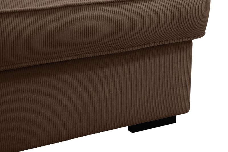 Rossita Lyx 6-sits Högervänd U-formad Extra djup Soffa med Divan och Schäslong i Manchester - Mörkbrun - Möbler - Soffa - U-soffa