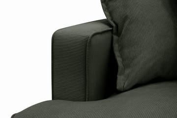 Rossita Lyx 6-sits Högervänd U-formad Extra djup Soffa med Divan och Schäslong i Manchester - Mörkgrön - Möbler - Soffa - U-soffa