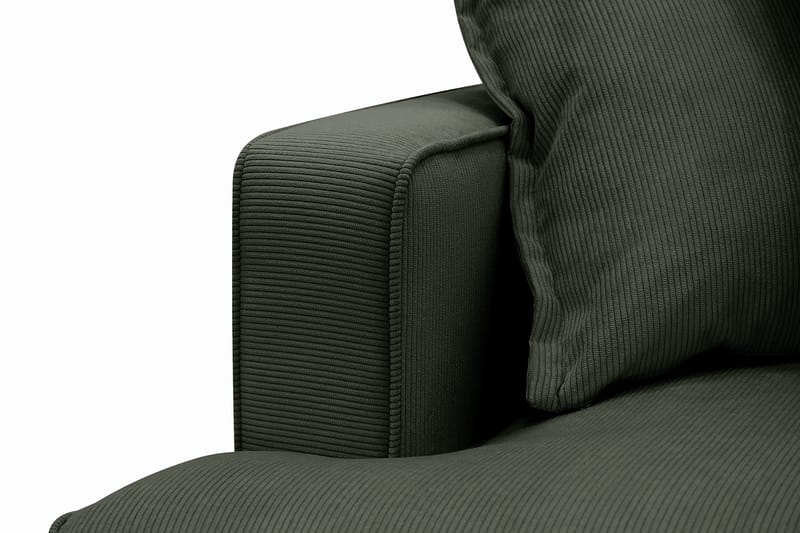 Rossita Lyx 6-sits Högervänd U-formad Extra djup Soffa med Divan och Schäslong i Manchester - Mörkgrön - Möbler - Soffa - U-soffa