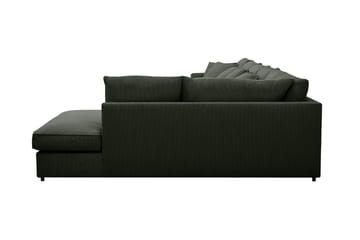 Rossita Lyx 6-sits Högervänd U-formad Extra djup Soffa med Divan och Schäslong i Manchester - Mörkgrön - Möbler - Soffa - U-soffa