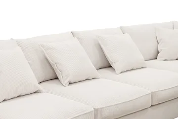 Rossita Lyx 6-sits Högervänd U-formad Extra djup Soffa med Divan och Schäslong i Manchester - Offwhite - Möbler - Soffa - U-soffa