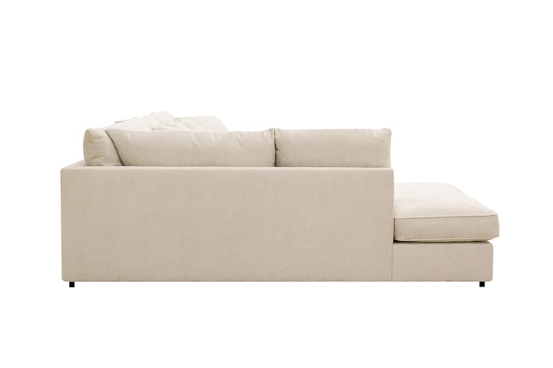 Rossita Lyx 6-sits Vänstervänd U-formad Extra djup Soffa med Divan och Schäslong i Chenille - Beige - Möbler - Soffa - U-soffa