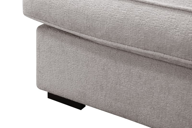 Rossita Lyx 6-sits Vänstervänd U-formad Extra djup Soffa med Divan och Schäslong i Chenille - Grå/Brun - Möbler - Soffa - U-soffa
