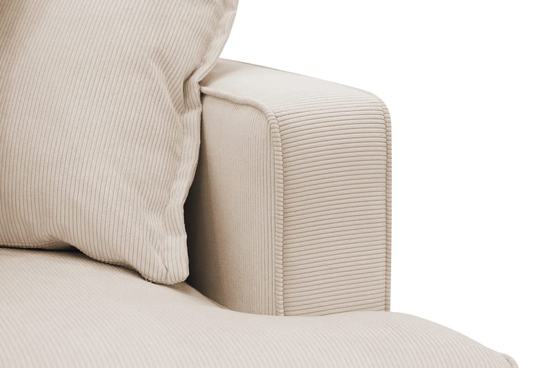 Rossita Lyx 6-sits Vänstervänd U-formad Extra djup Soffa med Divan och Schäslong i Manchester - Beige - Möbler - Soffa - U-soffa