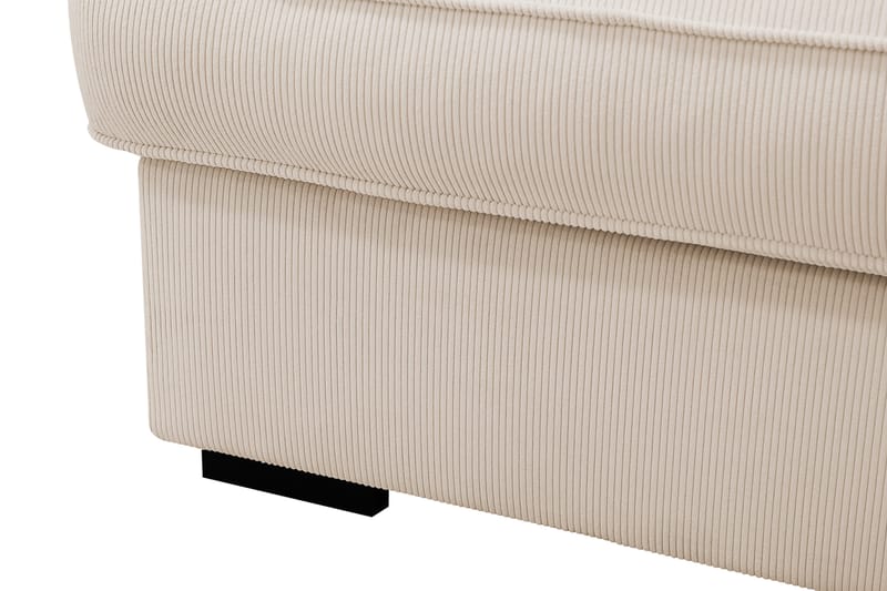 Rossita Lyx 6-sits Vänstervänd U-formad Extra djup Soffa med Divan och Schäslong i Manchester - Beige - Möbler - Soffa - U-soffa