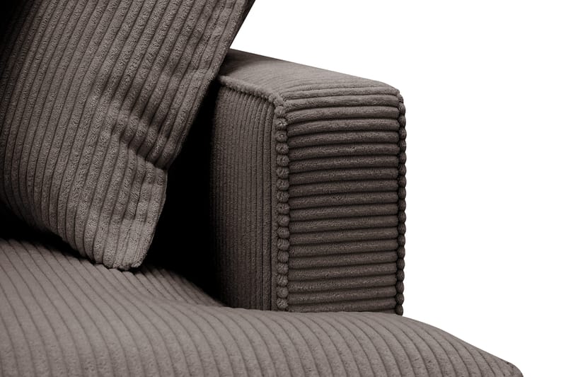 Rossita Lyx 6-sits Vänstervänd U-formad Extra djup Soffa med Divan och Schäslong i Manchester - Taupe - Möbler - Soffa - U-soffa