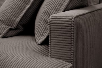 Rossita Lyx 6-sits Vänstervänd U-formad Extra djup Soffa med Divan och Schäslong i Manchester - Taupe - Möbler - Soffa - U-soffa