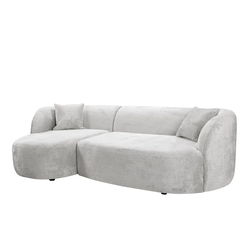 Rylian 3-sits Soffa med divan - ljusgrå - Möbler - Soffa - Hörnsoffa - Hörnsoffa med divan