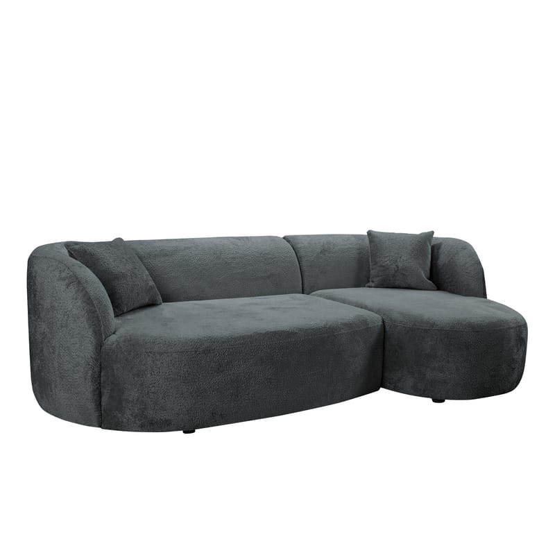 Rylian 3-sits Soffa med divan - mörkgrå - Möbler - Soffa - Hörnsoffa