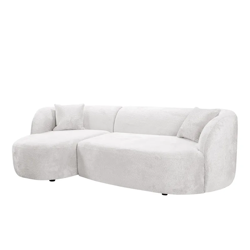 Rylian 3-sits Soffa med divan - vit - Möbler - Soffa - Hörnsoffa - Hörnsoffa med divan