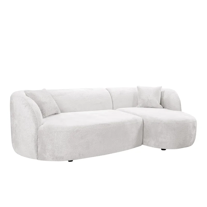 Rylian 3-sits Soffa med divan - vit - Möbler - Soffa - Hörnsoffa