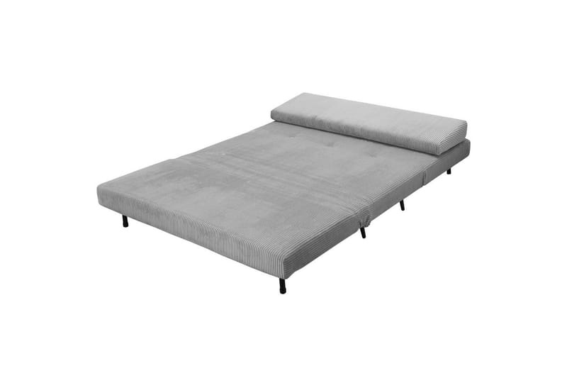 Sängsoffa Mallory Grå, Manchester/Metall/Trä - Grå, Manchester/Metall/Trä - Möbler - Soffa - Bäddsoffa