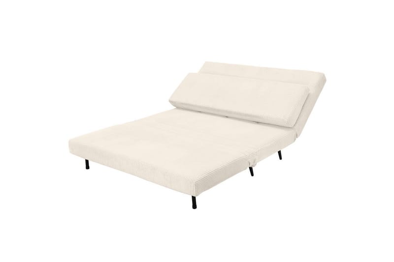 Sängsoffa Mallory Kräm, Manchester/Metall/Trä - Kräm, Manchester/Metall/Trä - Möbler - Soffa - Bäddsoffa