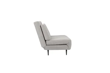 Sängsoffa Mallory Ljusgrå, Linnetyg/Metall/Trä - Ljusgrå, Linnetyg/Metall/Trä - Möbler - Soffa - Bäddsoffa
