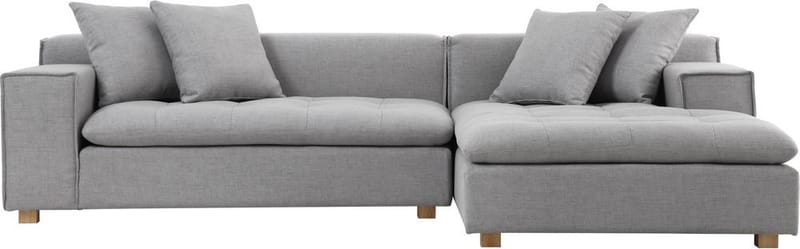 Sake Soffa grå divansoffa 251 cm - Grå - Möbler - Soffa - Divansoffor & schäslongsoffa