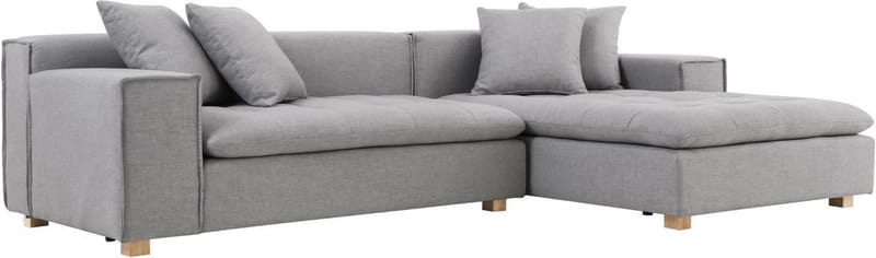 Sake Soffa grå divansoffa 251 cm - Grå - Möbler - Soffa - Divansoffor & schäslongsoffa