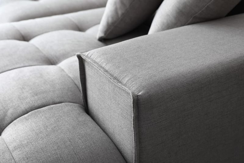 Sake Soffa grå divansoffa 251 cm - Grå - Möbler - Soffa - Divansoffor & schäslongsoffa