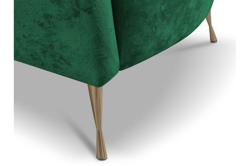 Adrial 2-sits Soffa - Sammet/Rosa/Svart Krom - Möbler - Soffa - Sammetssoffa