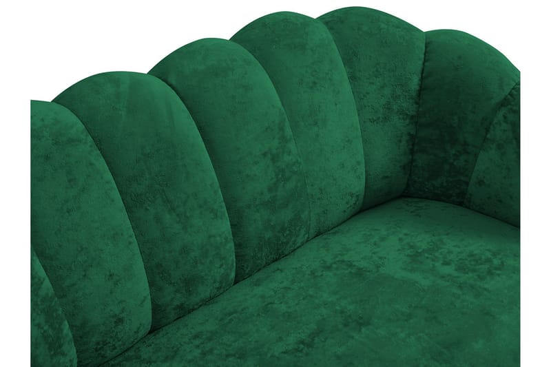 Adrial 2-sits Soffa - Sammet/Vit/Guld - Möbler - Soffa - Sammetssoffa