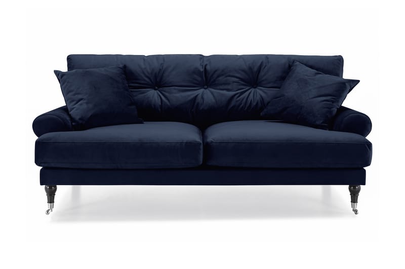 Andrew 2-sits Sammetssoffa - Blå - Möbler - Soffa - Sammetssoffa