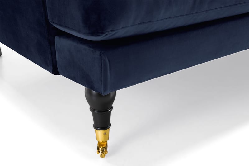 Andrew 2-sits Sammetssoffa - Blå - Möbler - Soffa - 2 sits soffa