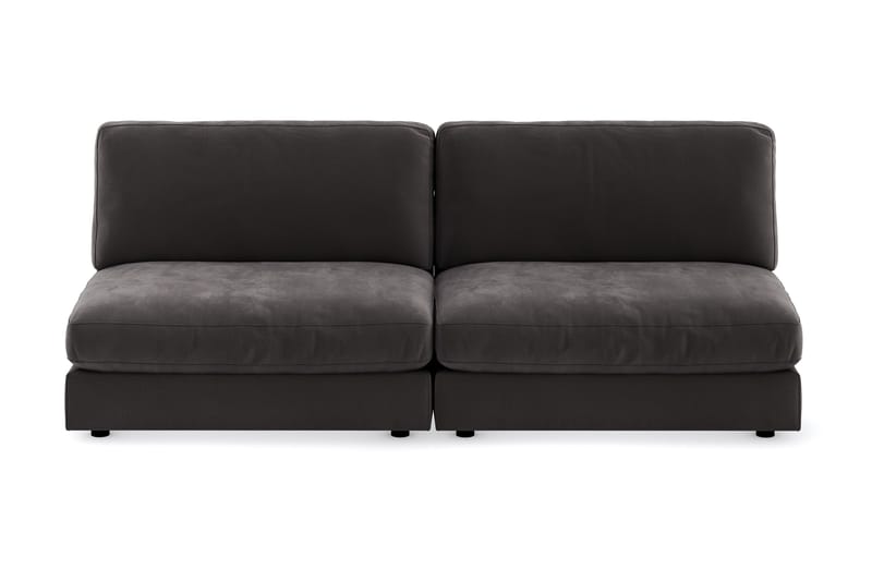 Arken Modulsoffa 3-sits Sammet - Mörkgrå - Möbler - Soffa - Sammetssoffa