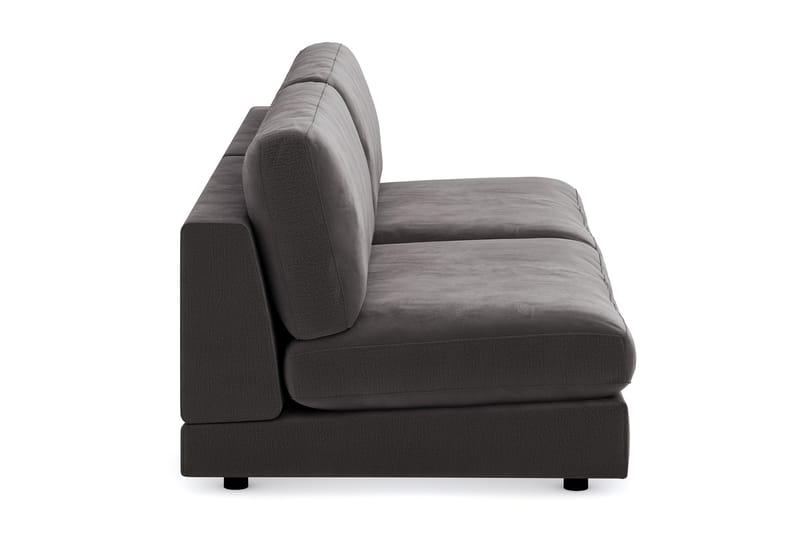 Arken Modulsoffa 3-sits Sammet - Mörkgrå - Möbler - Soffa - Sammetssoffa