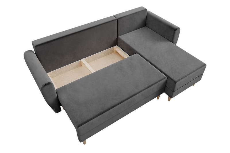 Bornalle 2-sits Bäddsoffa - Vit - Möbler - Soffa - Sammetssoffa