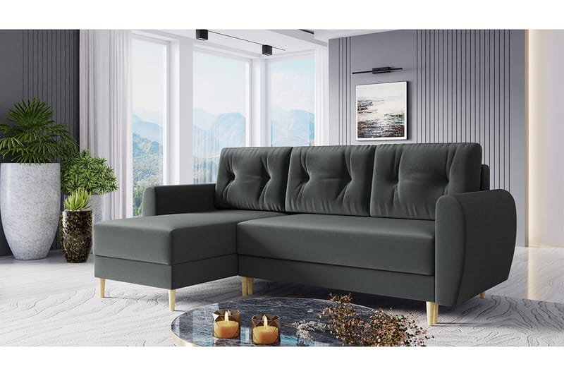Bornalle Bäddsoffa - Grå - Möbler - Soffa - Bäddsoffa
