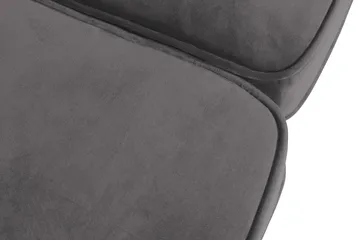 Chesterfield Lyx 3 sits Sammetssoffa - Djup soffa - Mörkgrå - Möbler - Soffa - 3 sits soffa