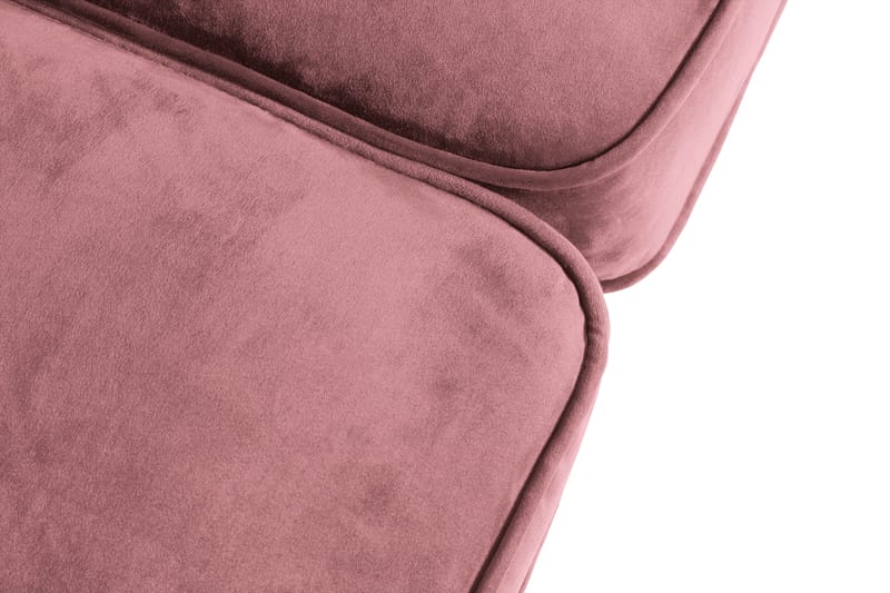Chesterfield Lyx Sammetssoffa 2-sits - Rostrosa - Möbler - Soffa - Sammetssoffa