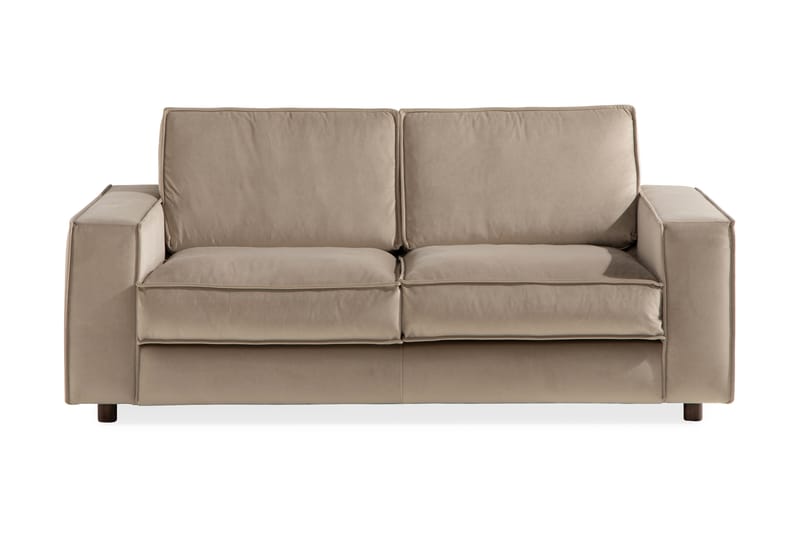 Cloudia Sammetssoffa 2-sits - Beige - Sammetssoffa - 2 sits soffa