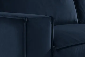 Cloudia Sammetssoffa 4-sits - Blå - Möbler - Soffa - Sammetssoffa
