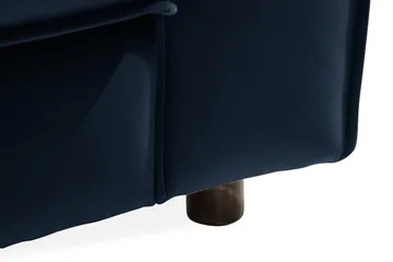 Cloudia Sammetssoffa 4-sits - Blå - Möbler - Soffa - Sammetssoffa