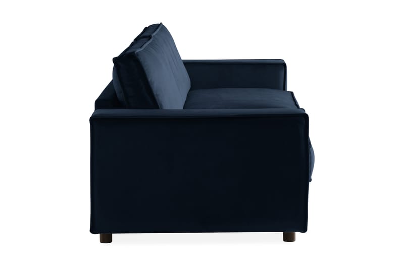 Cloudia Sammetssoffa 4-sits - Blå - Sammetssoffa - 4 sits soffa